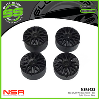 NSR 5423 BBS-Style Wheel Inserts 16mm - Black