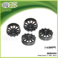 NSR 5424 NSR Wheel Inserts BBS 17" Black