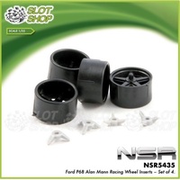 NSR 5435 Ford P68 Alan Mann Racing Wheel Inserts x 4 16"