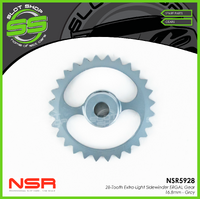 NSR 5928 28-Tooth Extra-Light Sidewinder ERGAL Gear - Ø16.8mm - Grey