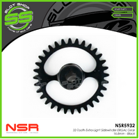 NSR 5932 32-Tooth Extra-Light Sidewinder ERGAL Gear - Ø16.8mm - Black