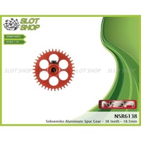 NSR 6138 Aluminium Sidewinder Gear – 38T Ø18.5mm