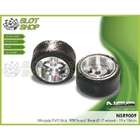 NSR 9009 Ultragrip EVO Slick ‘RTR Trued’ Rear Ø 17 wheel – 19 x 10mm  