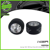NSR 9024 Sponge ‘Fish’ ‘RTR Trued’ Rear Ø13.3 wheel 20x11.5mm