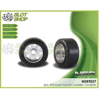 NSR 9039 Ultragrip EVO Slick ‘RTR Trued’ Rear Ø 13 wheel – 19.5 x 13mm  