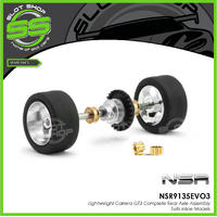 NSR 9135EVO3 Lightweight Carrera GT3 Complete Rear Axle Assembly