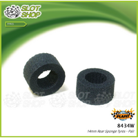 Plafit 8434W 14mm Rear Sponge Tyres - Pair