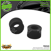Plafit 8436B Rear Sponge Tyres - 16mm Rim - 26 x 18mm O.D.
