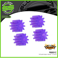 Plafit 8501C 10-Tooth Nylon Pinion Gear - 4 Pack