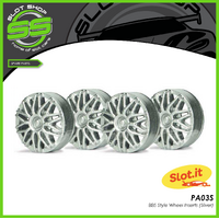 Slot.it PA03s BBS Style Wheel Inserts (Silver)