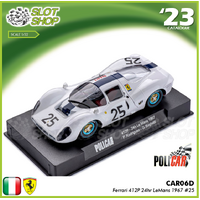 Policar CAR06d Ferrari 412P 24hr LeMans 1967 #25
