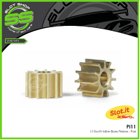 Slot.it PI11 11 Tooth Inline Brass Pinion (5.5mm)