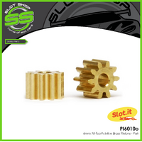 Slot.it PI6010o 10 Tooth Inline Brass Pinion (6mm)