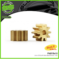 Slot.it PI6010o15 10 Tooth Inline Brass Pinion (6mm)