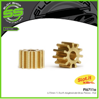 Slot.it PI6711o 11 Tooth Anglewinder Brass Pinion (6.75mm)