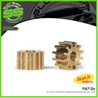 Slot.it PI6712O 12 Tooth Anglewinder Brass Pinion (6.75mm)