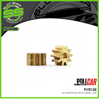 Policar PI7012E 12-Tooth ERGAL Pinion Gears - Pair