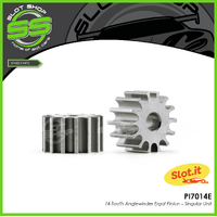 Slot.it PI7014E 14 Tooth Anglewinder Ergal Pinion (7.0mm)