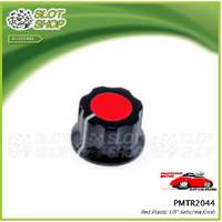 Professor Motor PMTR2044 Red Plastic 1/8" Setscrew Knob