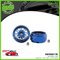 Professor Motor 8017B Blue 16.9mm x 8.5mm "SPORT" Wheels