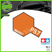 Tamiya PS-7 Orange Spray Can (100mL) for Polycarbonate