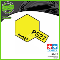 Tamiya PS-27 Fluorescent Yellow Spray Can (100mL) for Polycarbonate