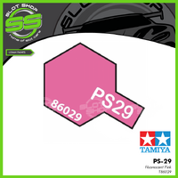 Tamiya PS-29 Fluorescent Pink Spray Can (100mL) for Polycarbonate