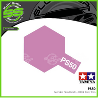 Tamiya PS-50 Sparkling Pink Alumite Spray Can (100mL)