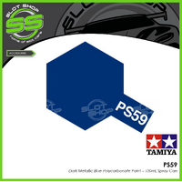 Tamiya PS-59 Dark Metallic Blue - Spray Can (100mL) for Polycarbonate