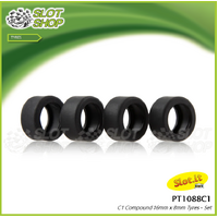 Slot.It PT1088C1 C1-Compound 16mm x 8mm Tyres - Set