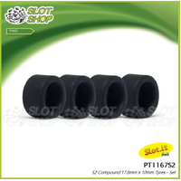 Slot.It PT1167S2 17.8mm x 10mm S2-Compound Tyres - Set
