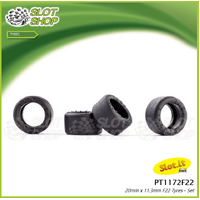 Slot.It PT1172F22 20mm x 11.30mm F22-Compound Tyres - Set