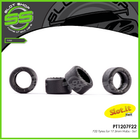 Slot.it PT1207F22 F22 Tyres (Suits 17.3mm Diameter Wheels)