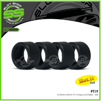 Slot.it PT19 Z1 Tyres (15.5 x 8mm)