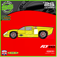 Fly EVO-3 R2007R1 Lola T70 - Yellow