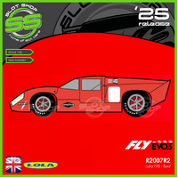 Fly EVO-3 R2007R2 Lola T70 - Red