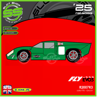 Fly EVO-3 R2007R3 Lola T70 - Green