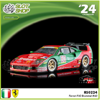 Revo Slot RS0224 Ferrari F40 Brummel #60