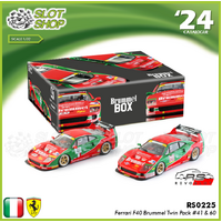 Revo Slot RS0225 Ferrari F40 Brummel Twin Pack #41 & 60