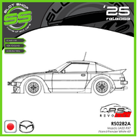 Revo Slot RS0282A Mazda RX-7 SA22 - Flared Fender - White Kit