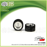 Revo Slot RS-109WS Porsche 911 GT2 Sponge Rear Aluminium Wheels