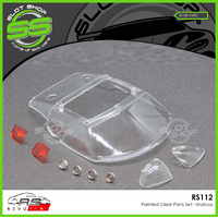 Revo Slot RS112 Painted Clear Parts Set - Marcos