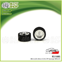 Revo Slot RS188S Mercedes Benz CLK GTR Aluminum Rear Wheels and Sponge Tyres