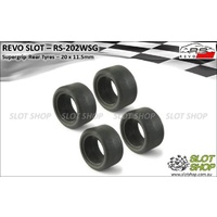 Revo Slot RS202WSG Supergrip Rear Tyres (20 x 11.5mm)