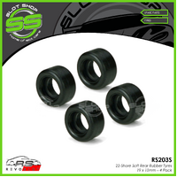 Revo Slot RS203S 22-Shore Soft Rear Rubber Tyres 19 x 10mm - 4 Pack
