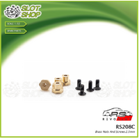 Revo Slot RS208C 2.5mm Brass Nuts and Screws