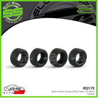 Revo Slot RS217S Group 2 22-Shore 16 x 9mm Rear Tyres - Set