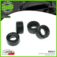 Revo Slot RS251S GTU-IMSA Soft Rear Tyres 22 Shore - Set of 4