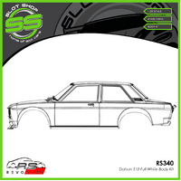 Revo Slot RS340 Datsun 510 Full White Body Kit