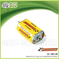 Scaleauto SC0012B Yellow TECH-2 Long Can 25,00RPM EVO2 Motor